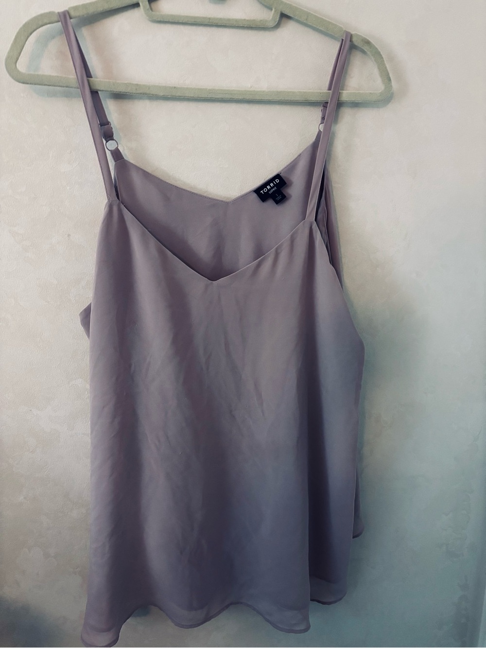 Torrid Sophie Chiffon Swing Cami Blush Size 1x Plus Size